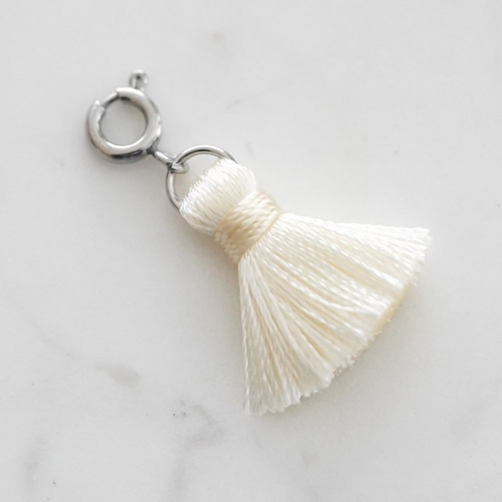 Maker Collection Silver Astriaea Tassel Charm